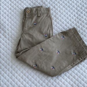 EUC VV Santa whales pants size 5